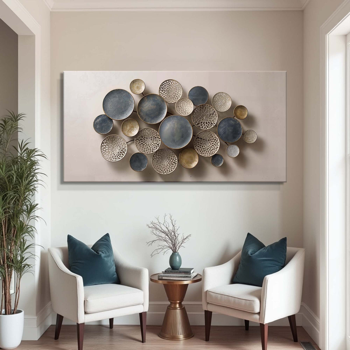 Lotus Leaf Abstract Wall Art IV
