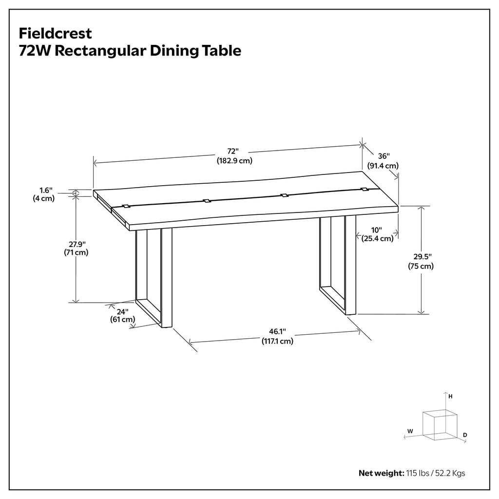 Fieldcrest Dining Table