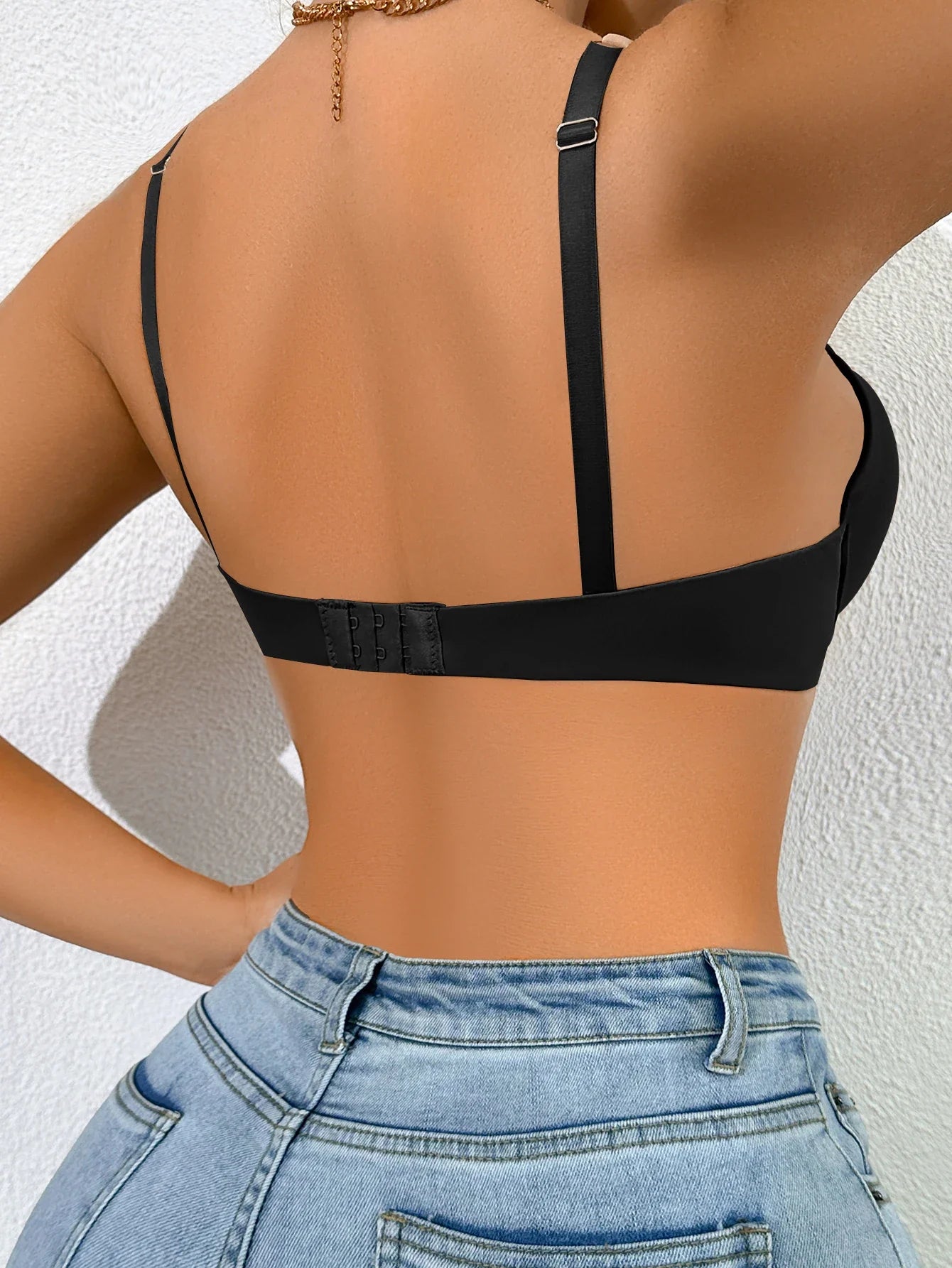 Everyday Women's Bra B C Cup Push up Bra Solid Color Basic Underwire Bra for Woman Minimalist Lingerie Comfortable Bra