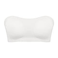 Women's Sexy Strapless Push Up Bra Removable Padded Seamless Ice Silk Top Women Invisible Beauty Back Anti-slip Off-shoulder Bra