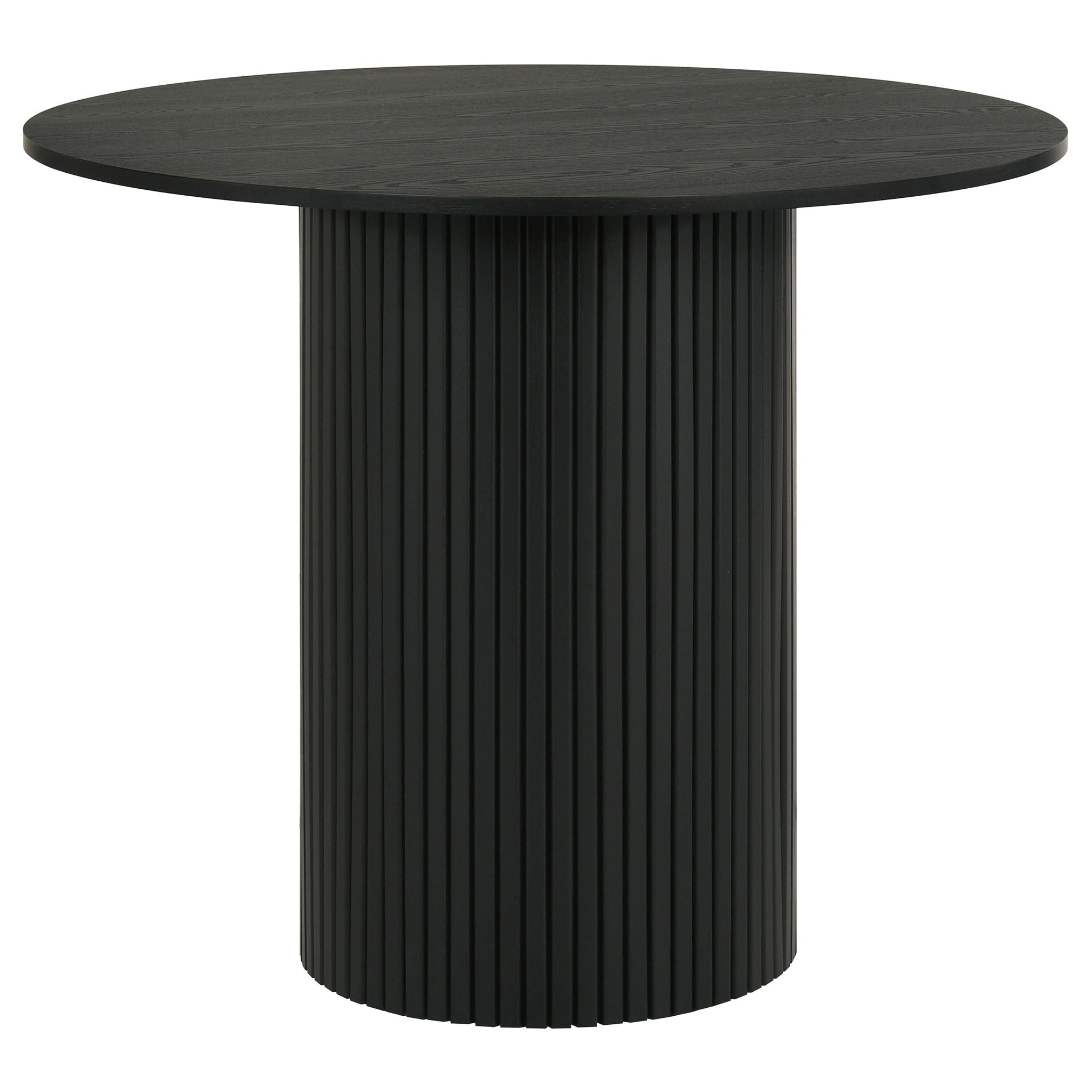 Hamlyn 43-inch Round Wood Counter Height Dining Table Black